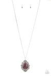 Frozen Gardens - Purple Necklace - Paparazzi Accessories