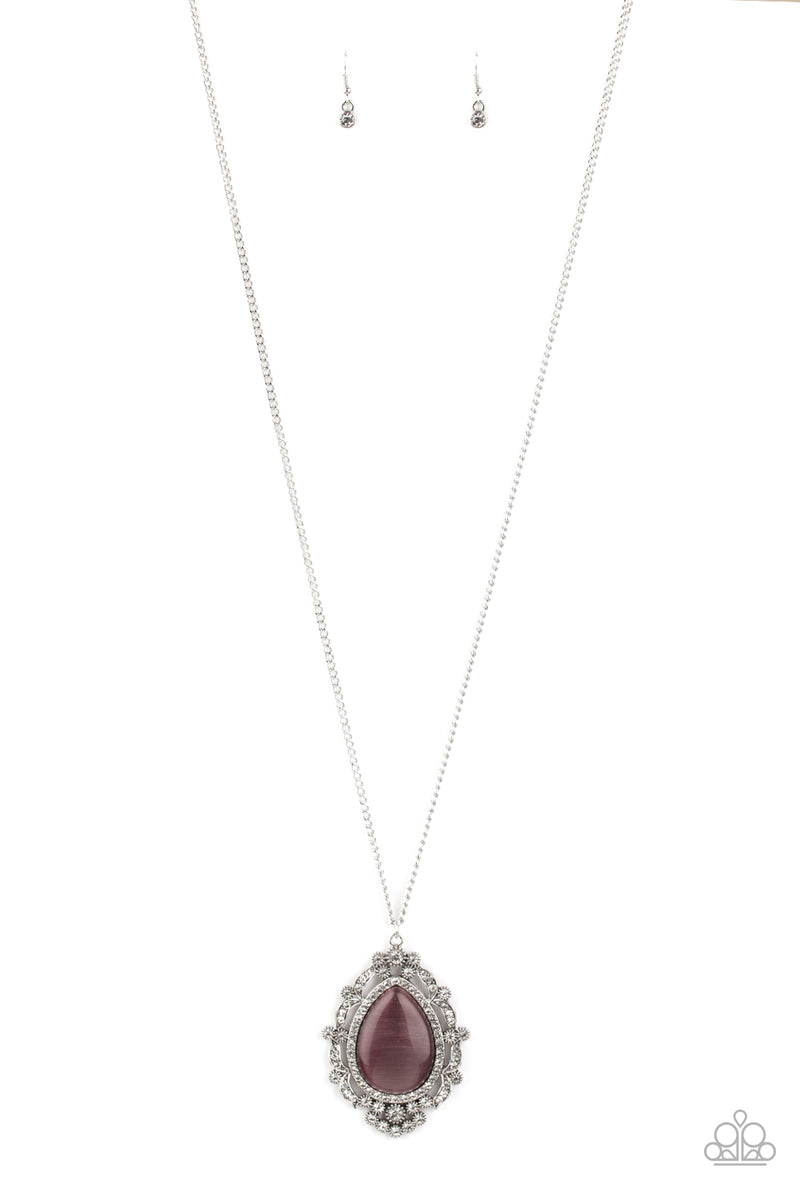 Frozen Gardens - Purple Necklace - Paparazzi Accessories