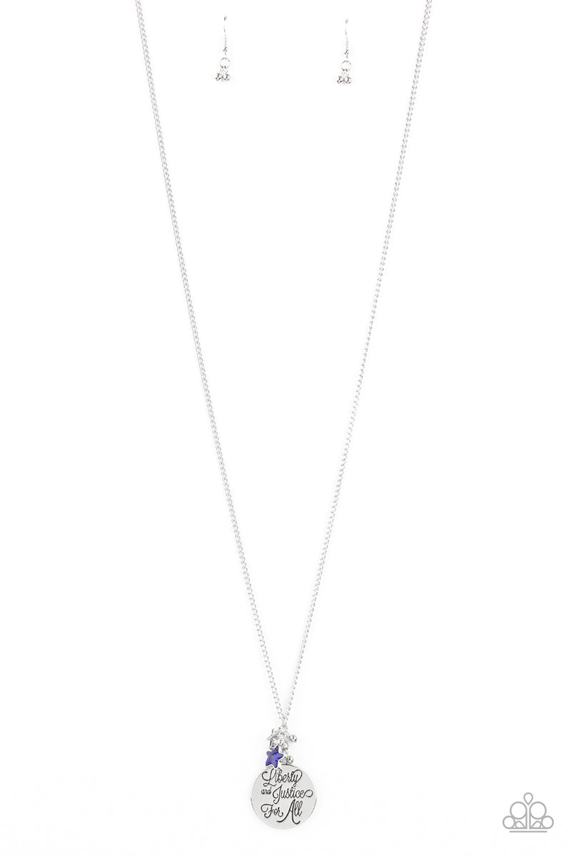 five-dollar-jewelry-liberty-and-justice-for-all-blue-necklace-paparazzi-accessories