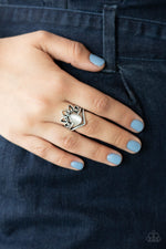 Serene Scene - White Ring - Paparazzi Accessories