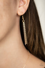 America The Beautiful - Gold Necklace - Paparazzi Accessories