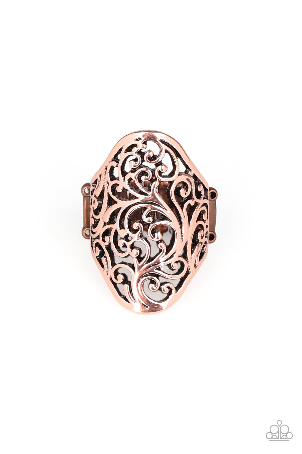 five-dollar-jewelry-vine-vibe-copper-ring-paparazzi-accessories