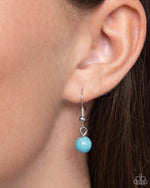Environmental Impact - Blue Necklace - Paparazzi Accessories