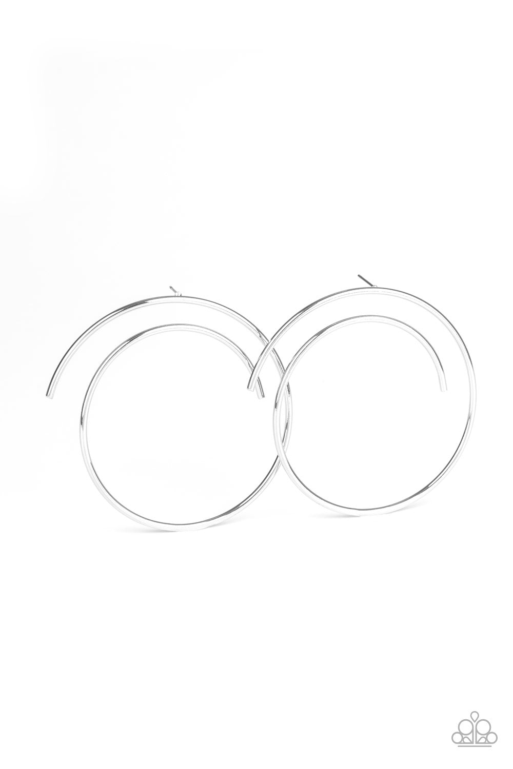 five-dollar-jewelry-vogue-vortex-silver-post earrings-paparazzi-accessories