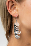 Now You SEQUIN It - Silver Earrings - Paparazzi Accessories