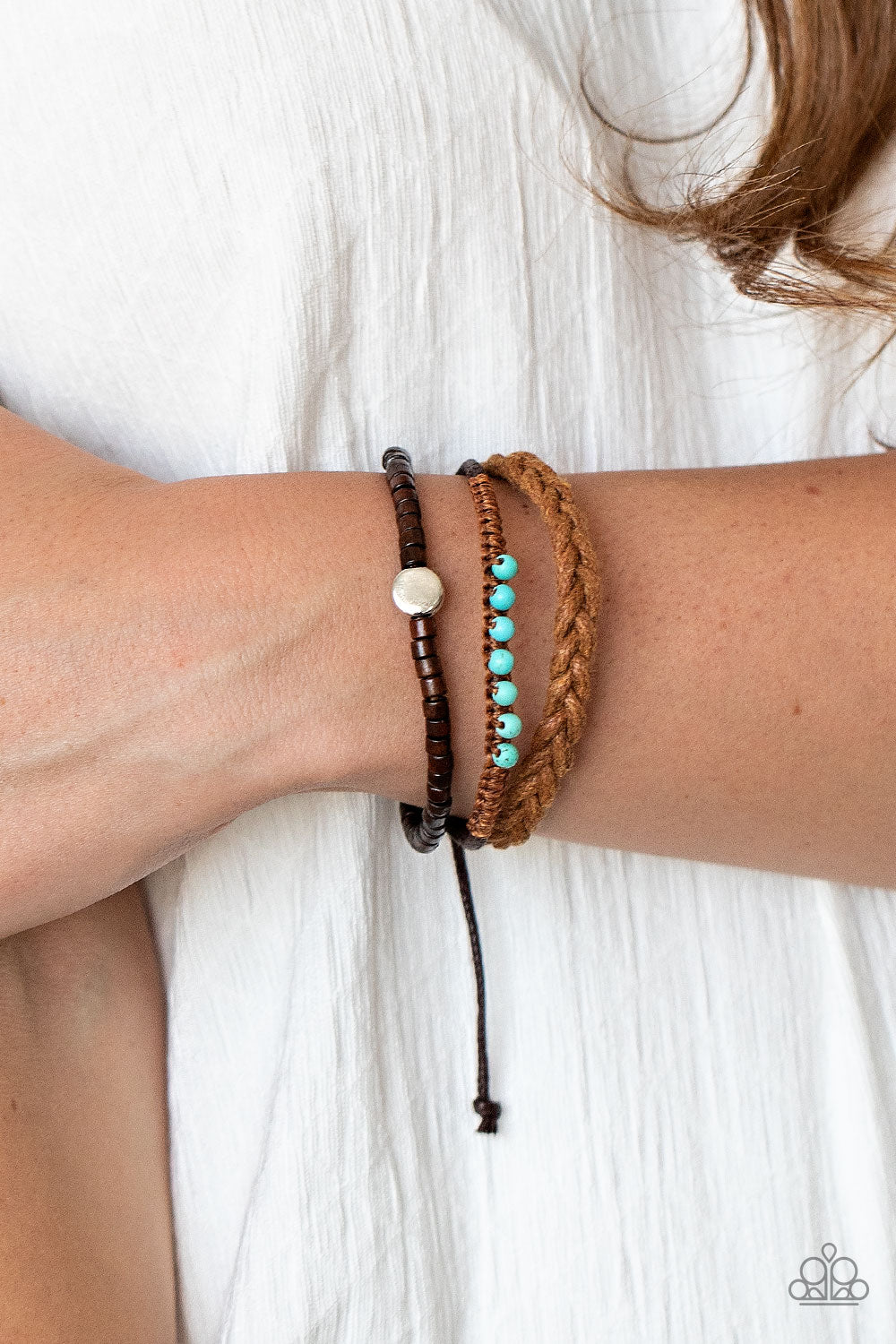Beach Adventure - Blue Bracelet - Paparazzi Accessories