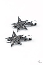 Give Me a Head-STARt - Black Hair Clip - Paparazzi Accessories