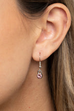 Stormy Shimmer - Pink Necklace - Paparazzi Accessories