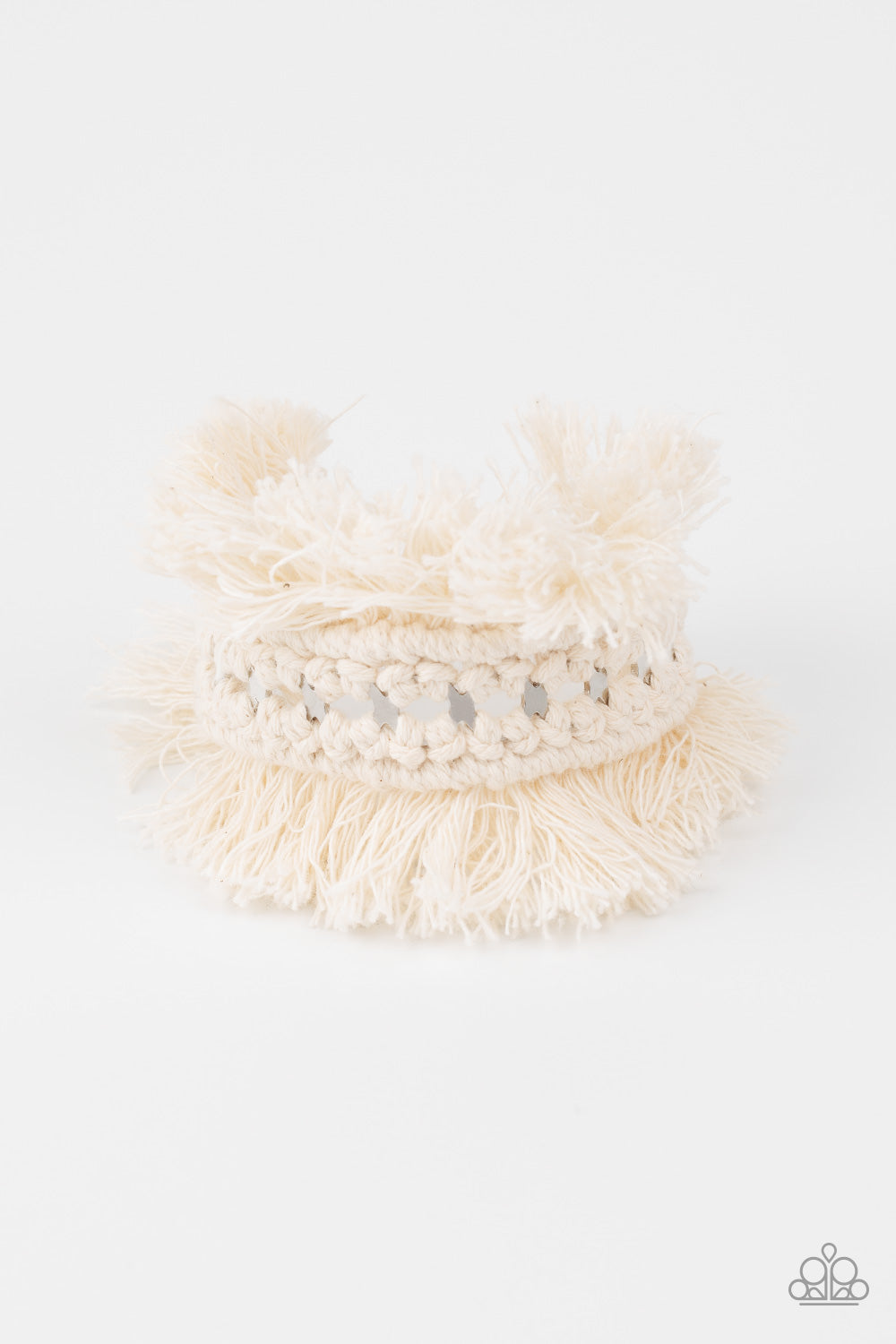 five-dollar-jewelry-homespun-hardware-white-bracelet-paparazzi-accessories
