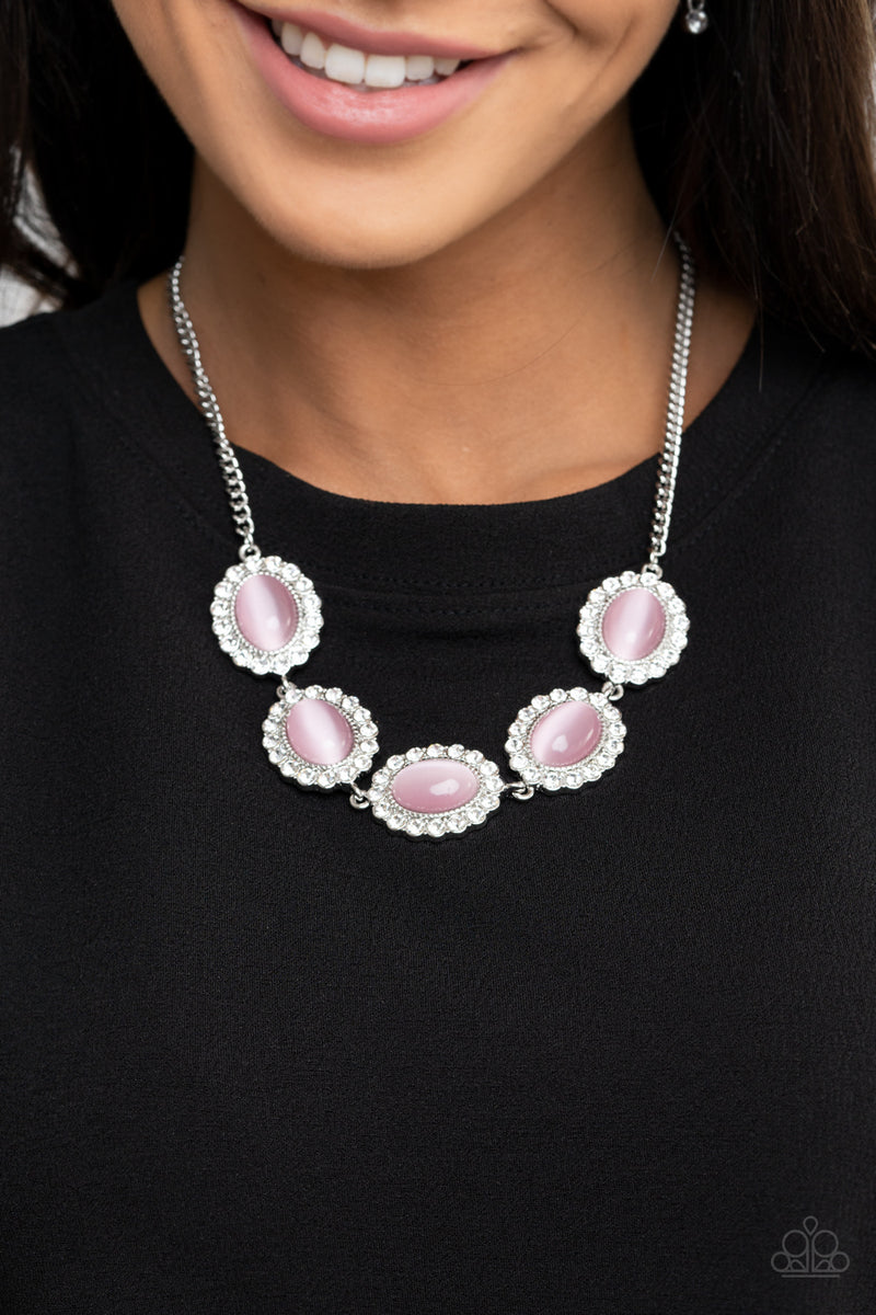 A DIVA-ttitude Adjustment - Pink Necklace - Paparazzi Accessories