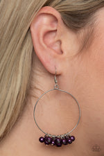 Things Are Looking UPSCALE - Purple Earrings - Paparazzi Accessories