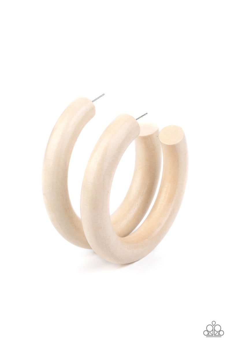 five-dollar-jewelry-i-wood-walk-500-miles-white-earrings-paparazzi-accessories
