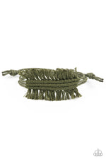 five-dollar-jewelry-make-yourself-at-homespun-green-bracelet-paparazzi-accessories