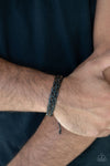 Time To Hit The RODEO - Unisex/ Men’s Black Bracelet - Paparazzi Accessories