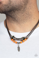 Fly Away HOMESPUN - Multi Necklace - Paparazzi Accessories