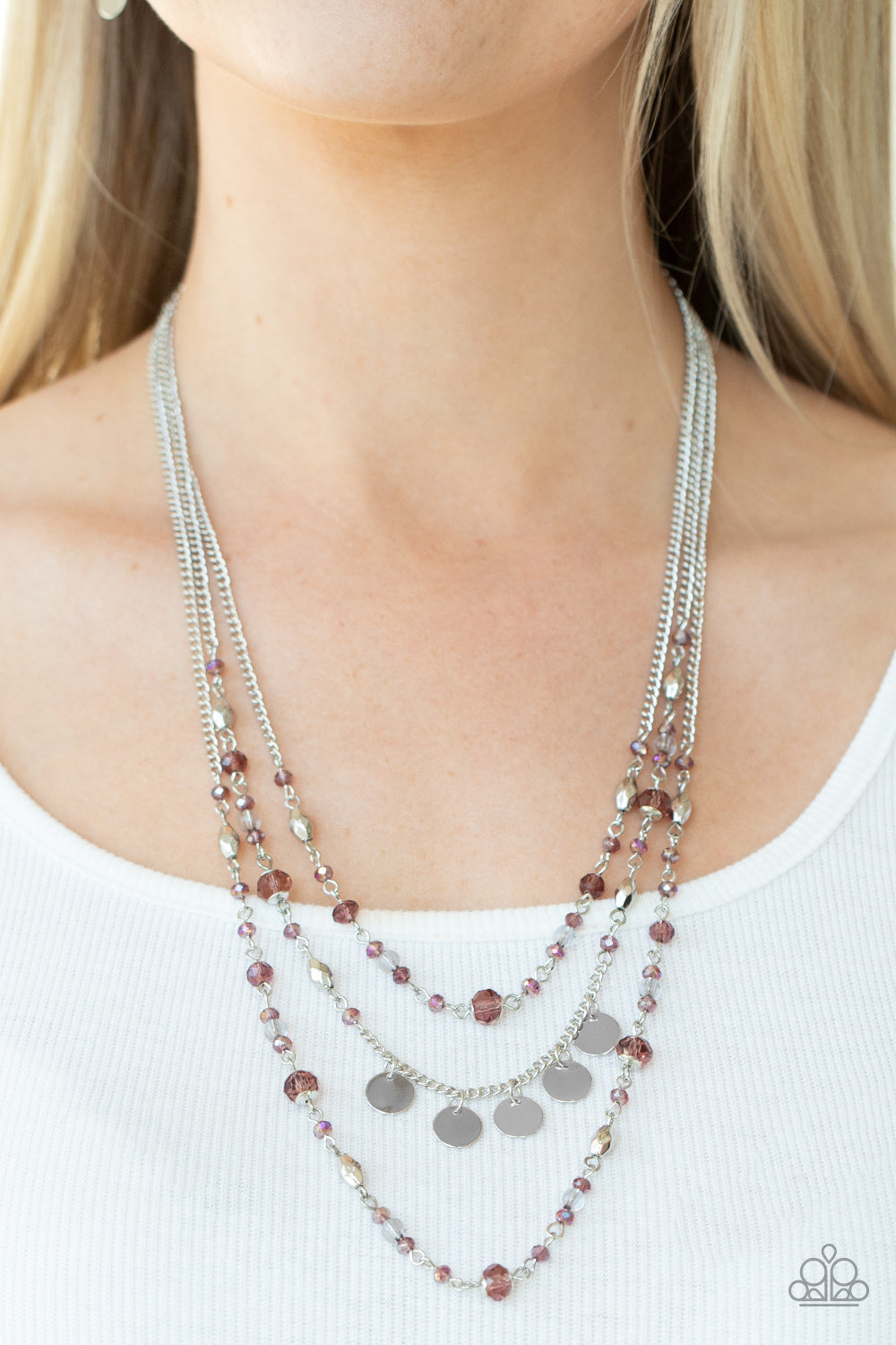 Step Out of My Aura - Purple Necklace - Paparazzi Accessories