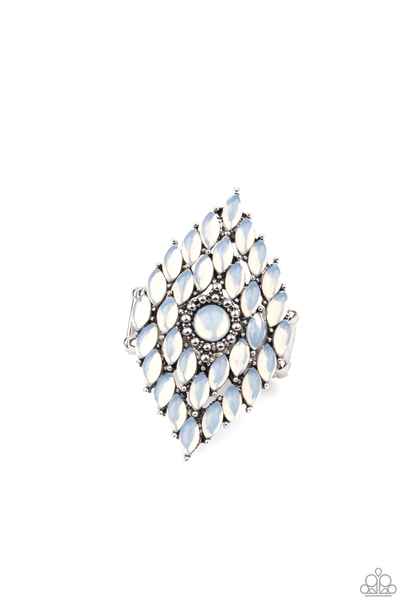 five-dollar-jewelry-incandescently-irresistible-white-ring-paparazzi-accessories