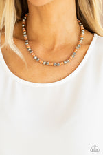 ZEN You Least Expect It - Orange Necklace - Paparazzi Accessories