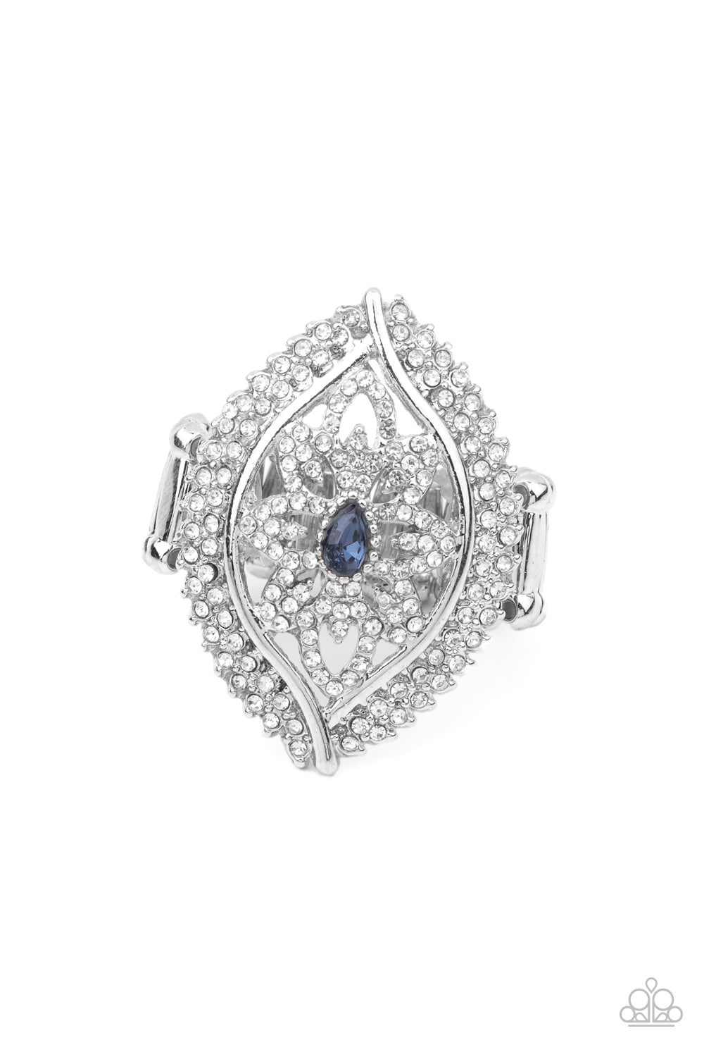 five-dollar-jewelry-glammed-up-gardens-blue-ring-paparazzi-accessories