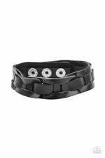 five-dollar-jewelry-garage-band-grunge-black-bracelet-paparazzi-accessories