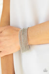I Woke Up Like This - White Bracelet - Paparazzi Accessories