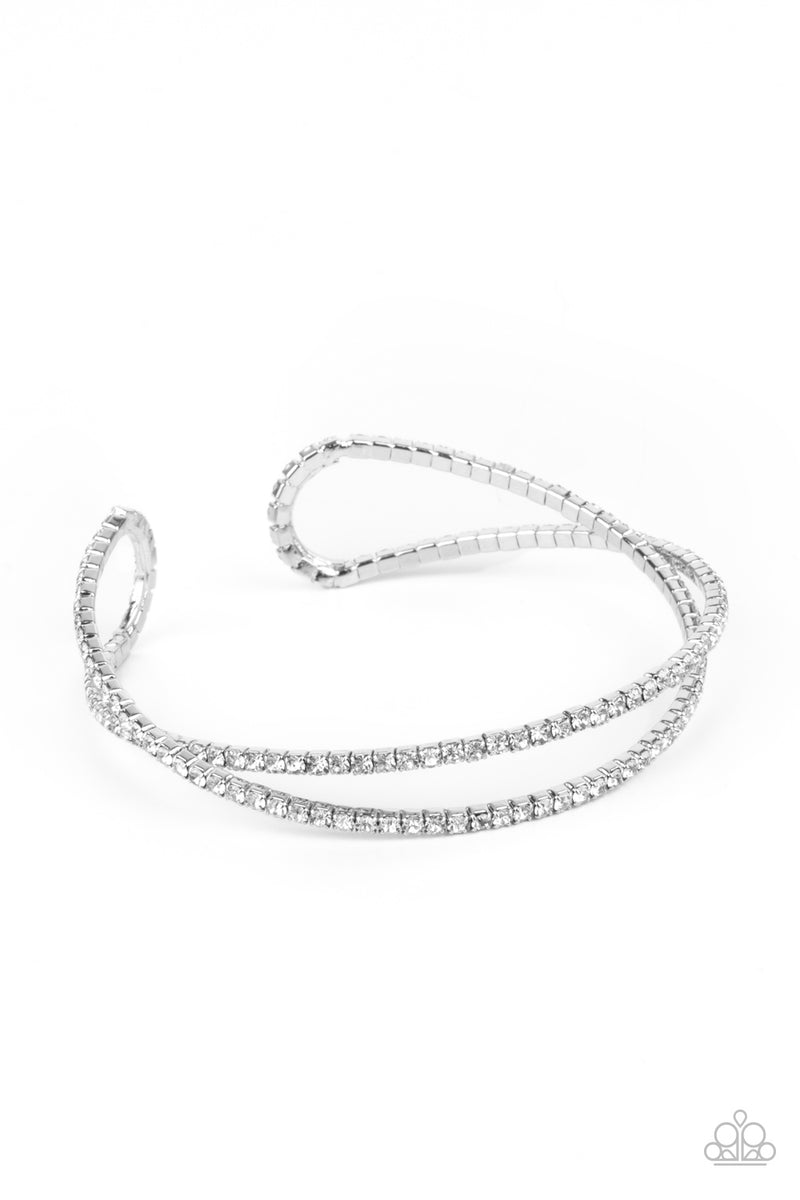 five-dollar-jewelry-plus-one-status-white-bracelet-paparazzi-accessories