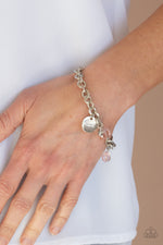 Lovable Luster - Pink Bracelet - Paparazzi Accessories