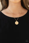 Give Thanks - Gold Necklace - Paparazzi Accessories