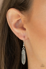 Queen of the QUILL - Silver Necklace - Paparazzi Accessories