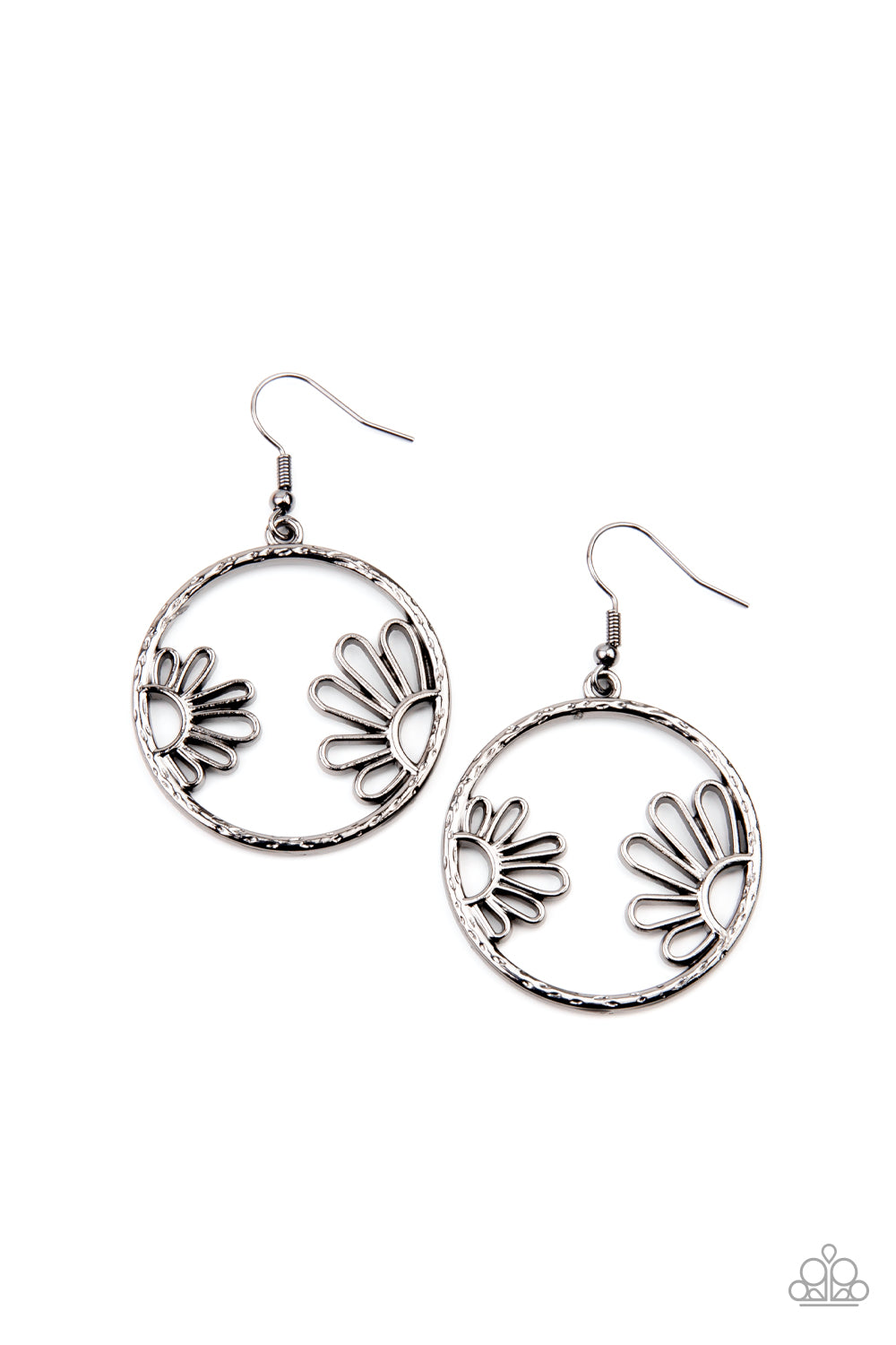 five-dollar-jewelry-demurely-daisy-black-earrings-paparazzi-accessories