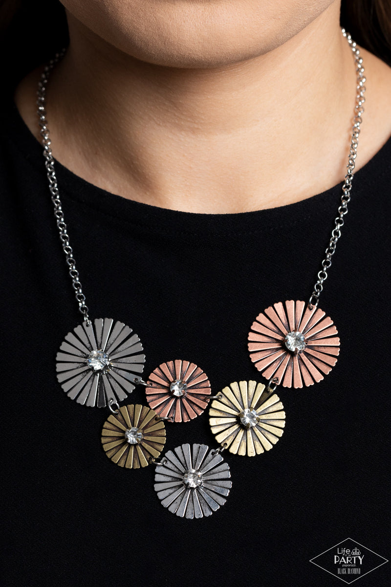 Flauntable Fanfare - Multi Necklace - Paparazzi Accessories