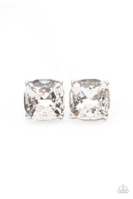 five-dollar-jewelry-royalty-high-white-post earrings-paparazzi-accessories