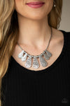 Gallery Goddess - Silver Necklace - Paparazzi Accessories