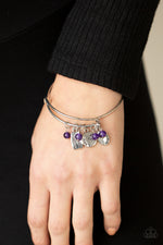 GROWING Strong - Purple Bracelet - Paparazzi Accessories