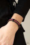 Forging a Trail - Orange Bracelet - Paparazzi Accessories