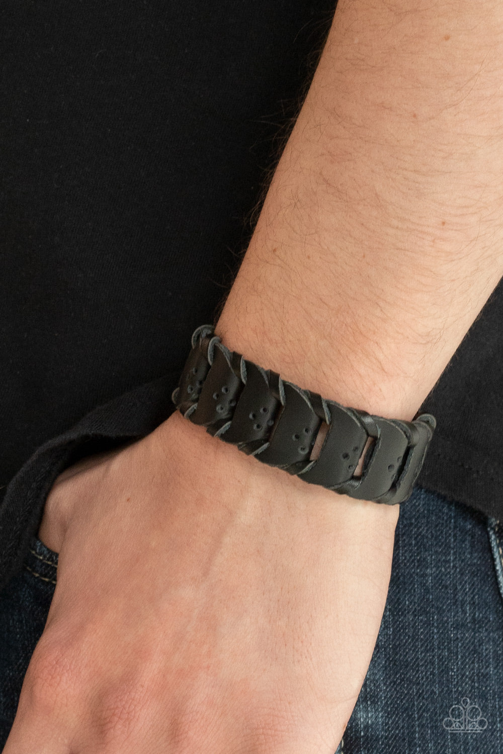 Knocked for a Loop - Unisex/ Men’s Black Bracelet - Paparazzi Accessories