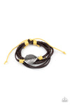 five-dollar-jewelry-frond-and-center-yellow-bracelet-paparazzi-accessories