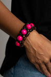 Tropical Temptations - Pink Bracelet - Paparazzi Accessories