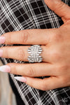 Urban Empire - White Ring - Paparazzi Accessories