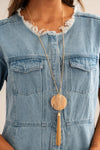 Up FAUX Grabs - Orange Necklace - Paparazzi Accessories