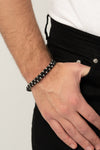 Ripcord - Unisex/ Men’s Black Bracelet - Paparazzi Accessories