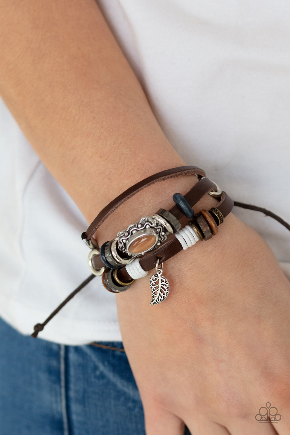 Mystically Mediterranean - Orange Bracelet - Paparazzi Accessories