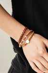 Terrarium Terrain - Brown Bracelet - Paparazzi Accessories