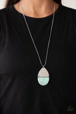 Rainbow Shores - Blue Necklace - Paparazzi Accessories