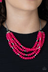 Best POSH-ible Taste - Pink Necklace - Paparazzi Accessories