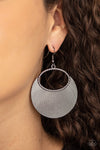 Fan Girl Glam - Black Earrings - Paparazzi Accessories