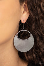 Fan Girl Glam - Black Earrings - Paparazzi Accessories