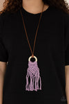 Crafty Couture - Purple Necklace - Paparazzi Accessories