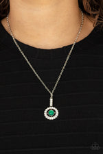 Springtime Twinkle - Green Necklace - Paparazzi Accessories