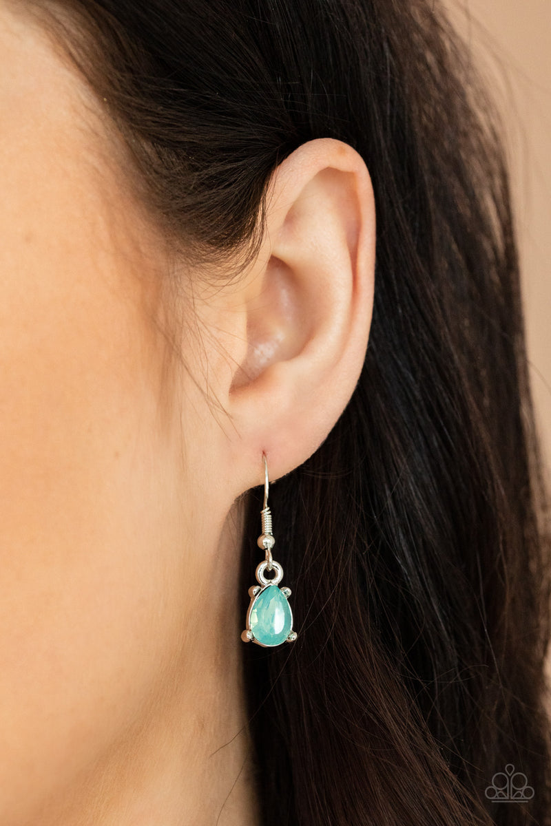 Dewy Drizzle - Green Necklace - Paparazzi Accessories